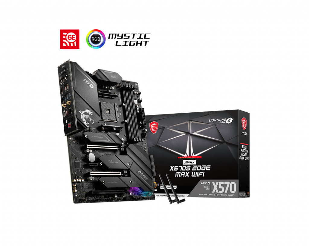 MSI MPG X570S EDGE MAX WIFI DDR4 5300 MHZ AM4  ATX