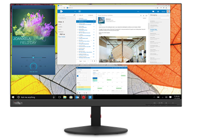 23.8 LENOVO ThinkVision S24q-10 61E7GAT1TK WLED QHD 4MS 60HZ HDMI DP 3 Yıl Garanti