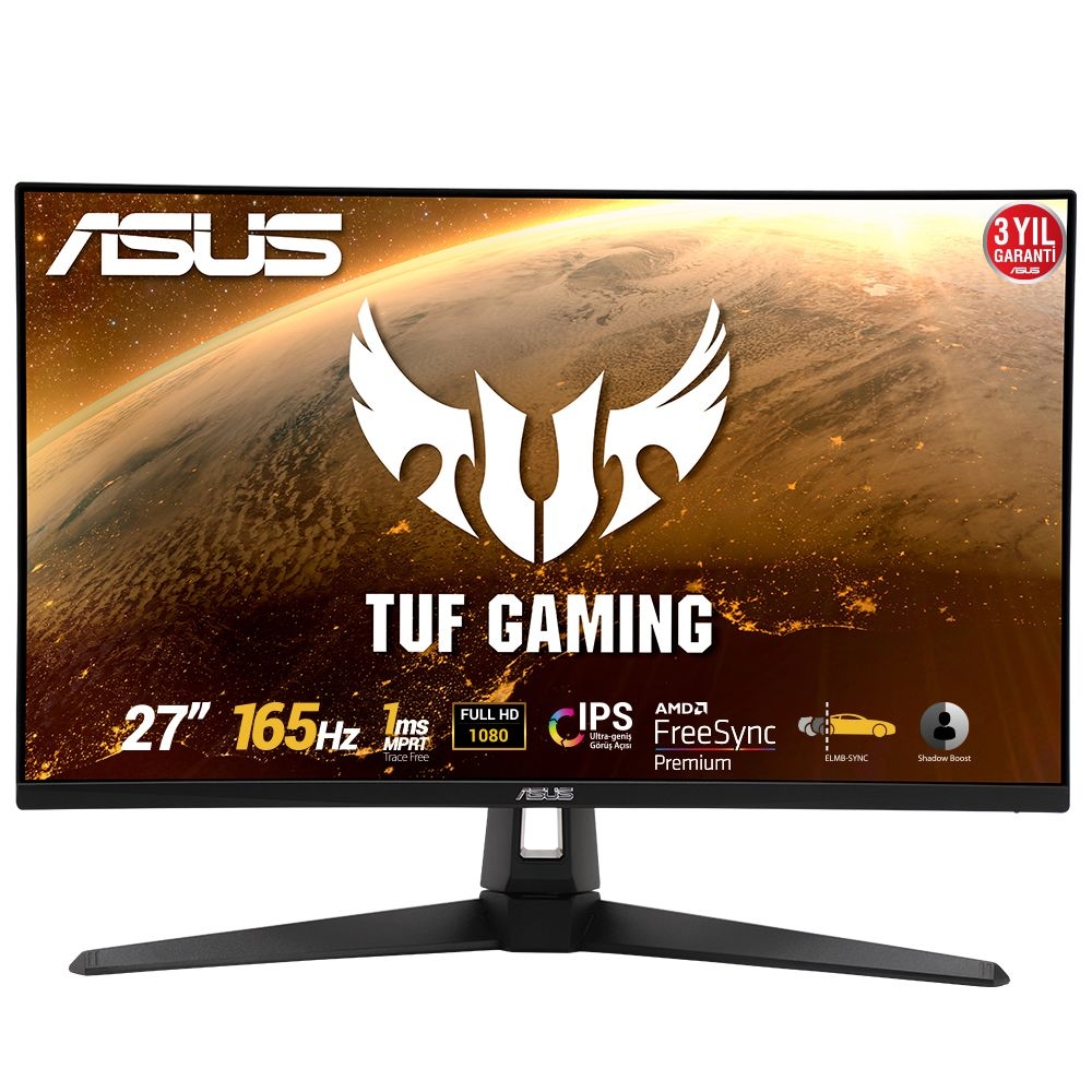 27 ASUS VG279Q1A 1MS 165HZ FHD IPS MONITOR