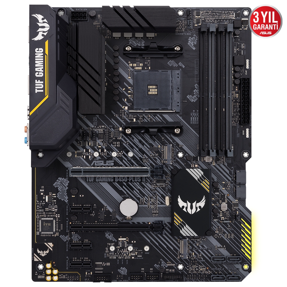 ASUS TUF B450-PLUS II GAMING DDR4 4400MHz(O.C.)2133MHz ATX AM4